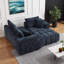 Canapé modulaire surdimensionné en L 108 po Chenille-2025250276