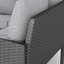 Contemporain 7 meubles de patio avec une conception ergonomique à haut dossier, des coussins imperméables, une structure résistante aux intempéries, un siège pour 10 personnes ou plus, une structure de siège