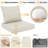 Outdoor Seat And Back Cushion Set，Patio Furniture Cushions With Removable Cover-869267793-869267795