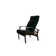 Chaise de patio inclinable avec coussins Askar