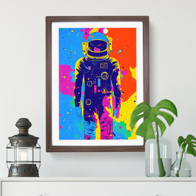 Colourful Astronaut - Wall Art