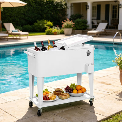 Commode à glace 80 roulettes Meetinghome