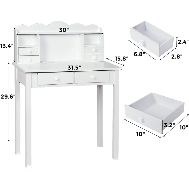 Kendyle Solid Wood Solid Wood Writing Desk