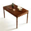 Table de salle à manger brune-1592076311