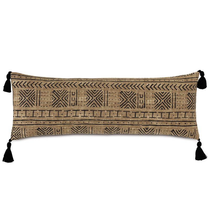 Seydou Lumbar Indoor/Outdoor Pillow Cover & Insert, Natural