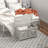 Farmhouse Storage Chest with Lift Top and Safety Hinge