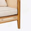 Chaise avec accoudoirs de patio Kirkby