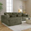Canapé modulaire de 109 po, canapé modulaire Cloud avec assise profonde, canapé en L moderne pour le salon, aucun assemblage requis, (VERT)-1208807837
