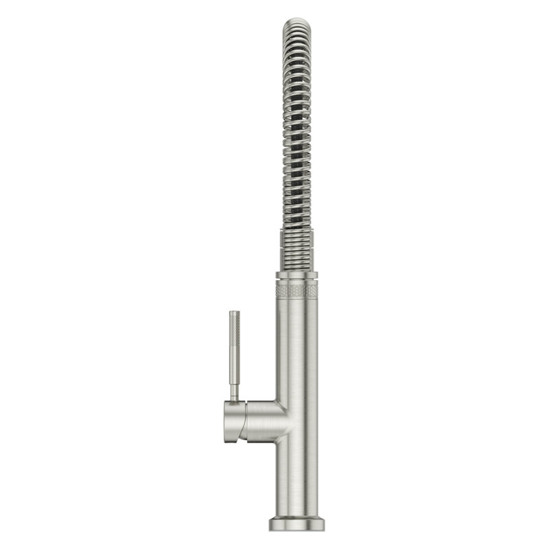 Pull Down Single Handle Kitchen Faucet, Stainless Steel
