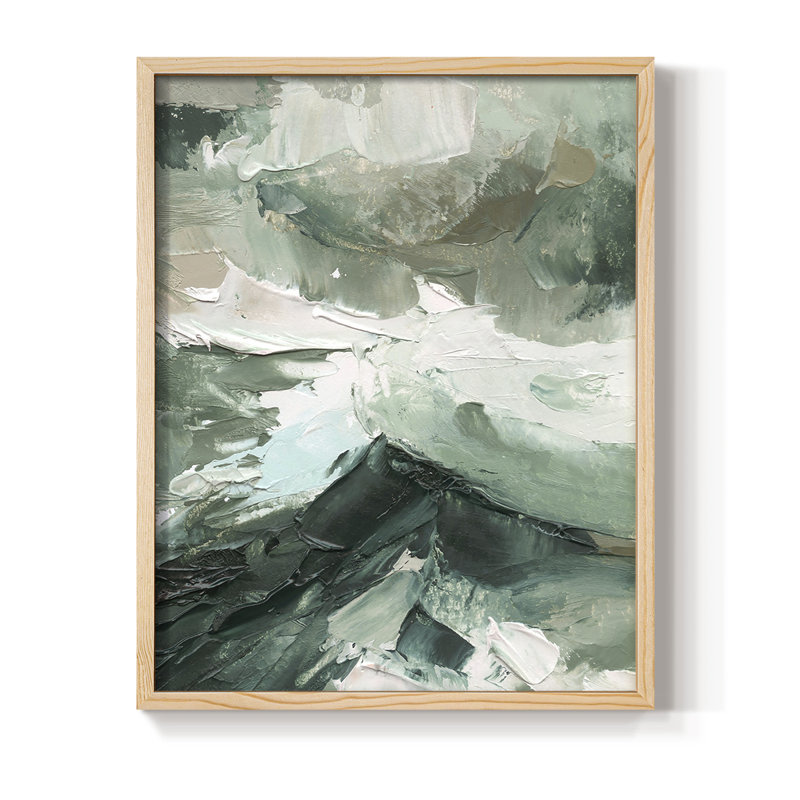 Crashing II Framed Print - Solid Wood