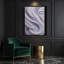 Abstrait couleur champ 40, art mural bleu sur toile-1238678795