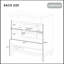 Meuble-lavabo sur pied simple 30 po avec comptoir Duy