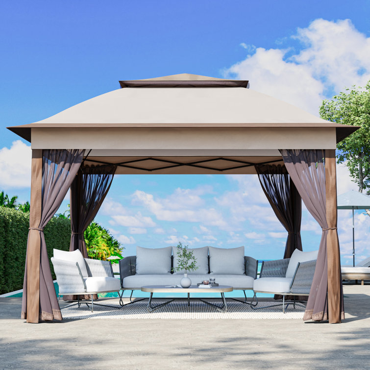 11 Ft. W x 11 Ft. D Steel Pop-up Gazebo