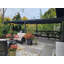 Pergola à persiennes 20 pi L 12 pi. D Pavillon de jardin en aluminium avec toit ajustable