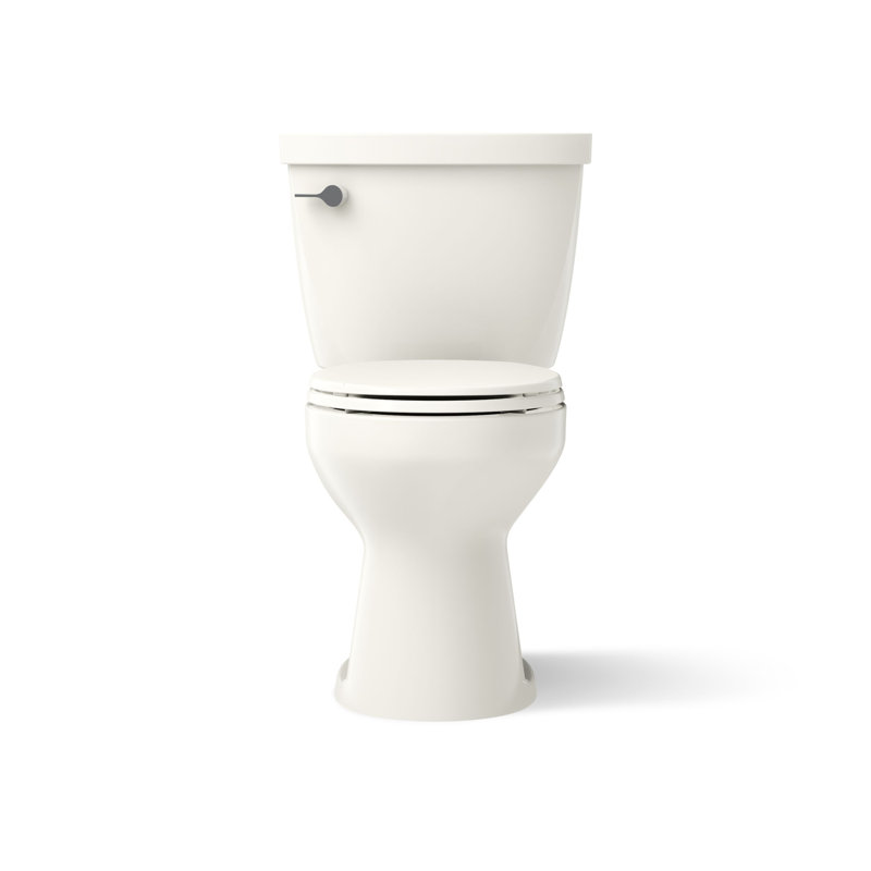 Cimarron® Two-Piece Round-Front Toilet, 1.6 GPF, Biscuit