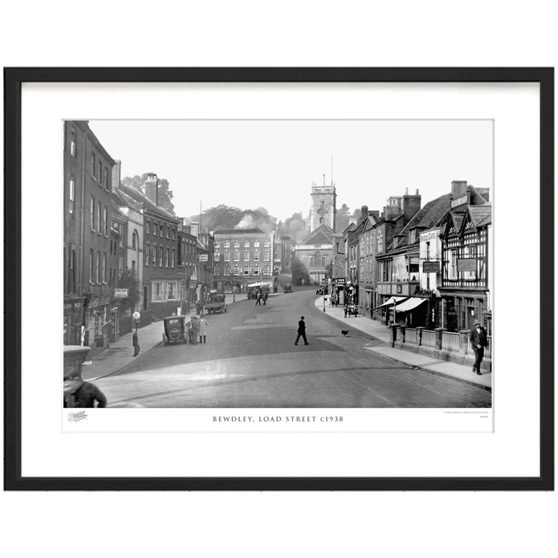 Bewdley, Load Street C1938 by Francis Frith - Single Picture Frame Print, 28cm H x 36cm W x 2.3cm D