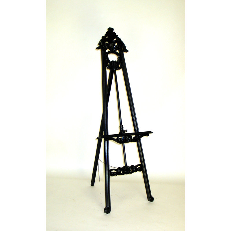 Wayborn Folding Solid Wood Tripod Easel, Black