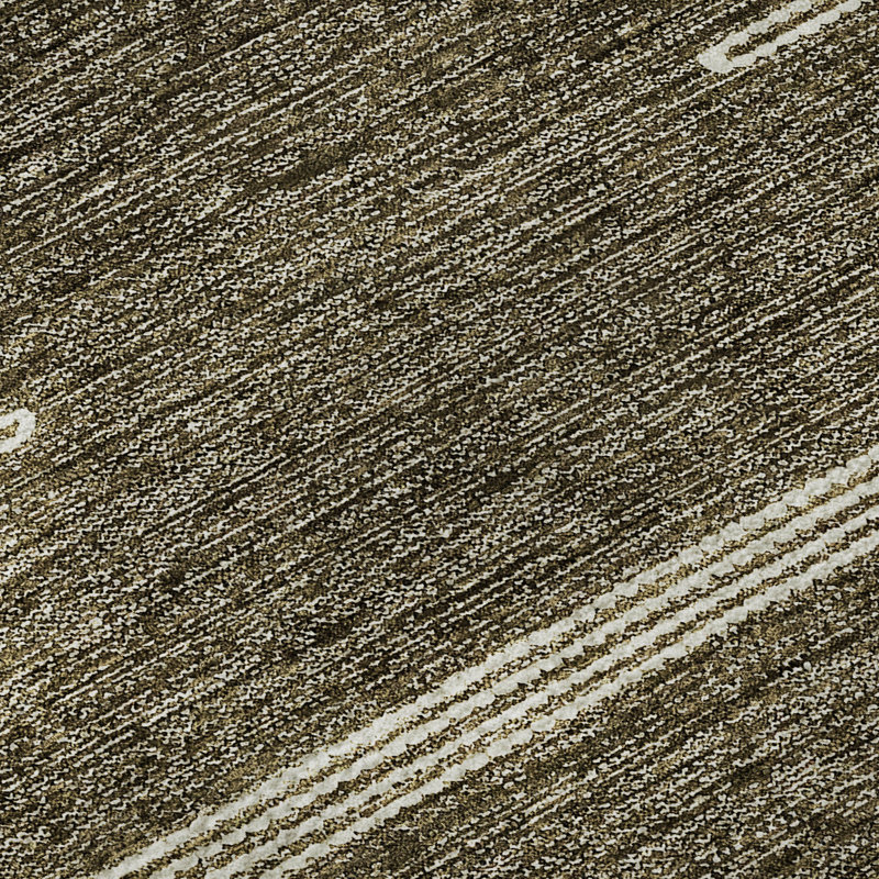 Premium Machine Washable Cerrito Coffee Rug, Rectangle 10' x 14'