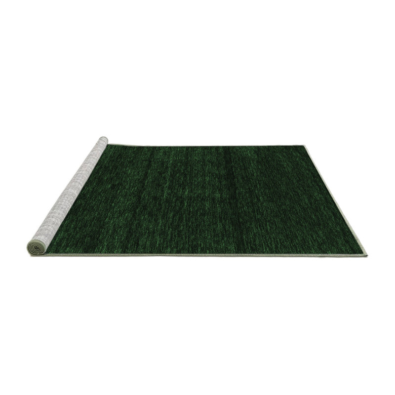 Washable Abstract Indoor Rug, Round 7'