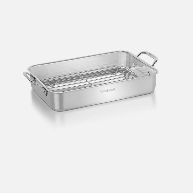 Plat à rôtir en acier inoxydable Cuisinart, 14"