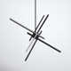 Rochelle 4 Light Metal Dimmable LED Sputnik Chandelier