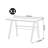 Chinese style small practical desk-563864342