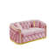 Canapé Chesterfield 62,6 pouces Mid Century Modern