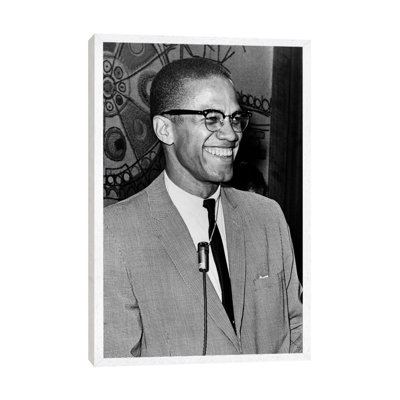 Malcolm X (1925-1965) by Ed Ford - Print on Canvas