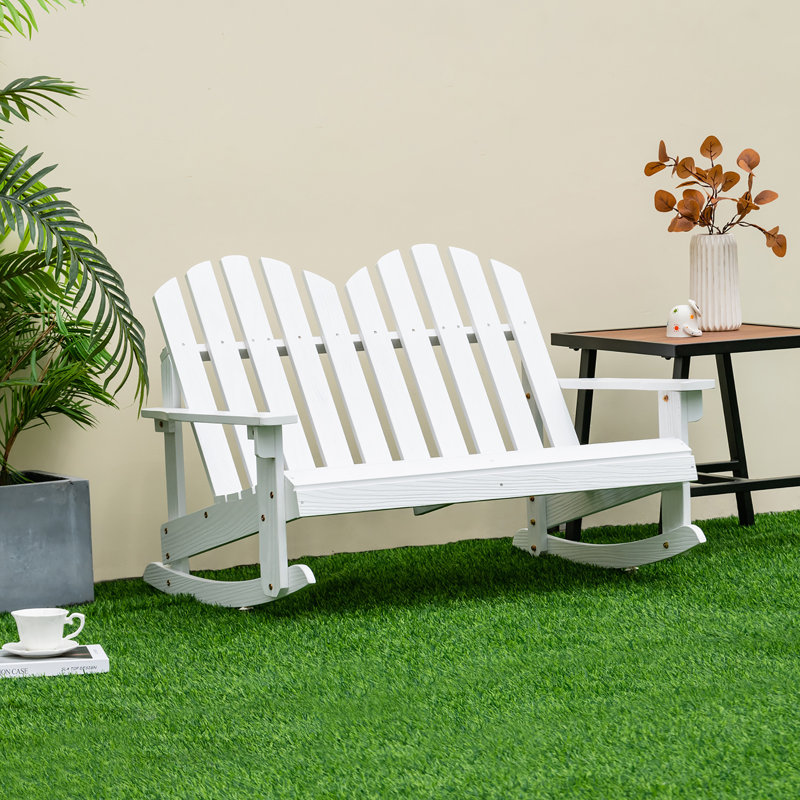 Tabris Outdoor Adirondack Chair, White