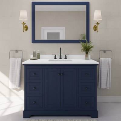 Avery Free Standing Single Bathroom Vanity with Top