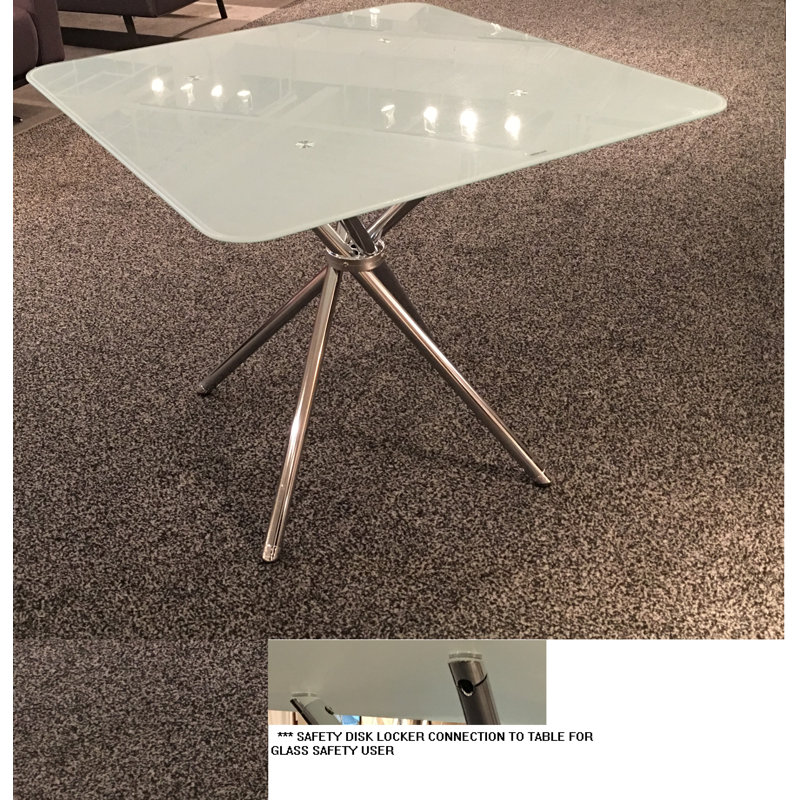 Table de salle à manger carrée 35,55 po Mahaney