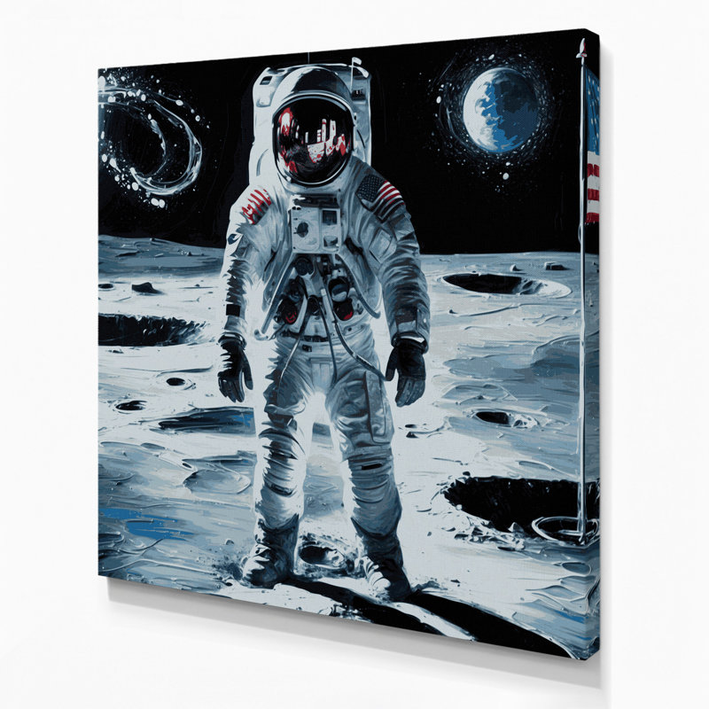 «Space» par Neil Armstrong, 32" H x 32" W