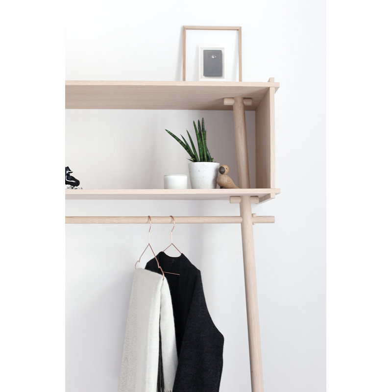 Tojbox Wardrobe (Small), White Oak
