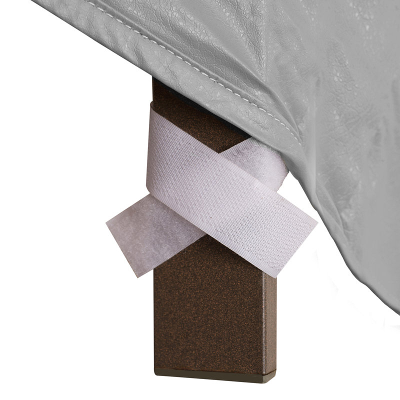 Outdoor Patio Chaise Lounge Cover, Gray, 30" H x 29" W x 77" D