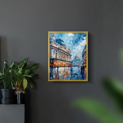 LANDSCAPES Series CCCLXI  -Premium Framed Print -Ready to Hang - No Nails Required