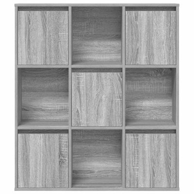 Bookcase 89X24x101.5 Cm Engineered Wood