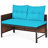 Heinzfried 3 - Person Patio Conversation Set with Cushions-842706166
