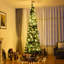 Sapin de Noël artificiel vert élancé-1504124138