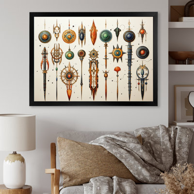 «African Sacred Symbols II» sur toile
