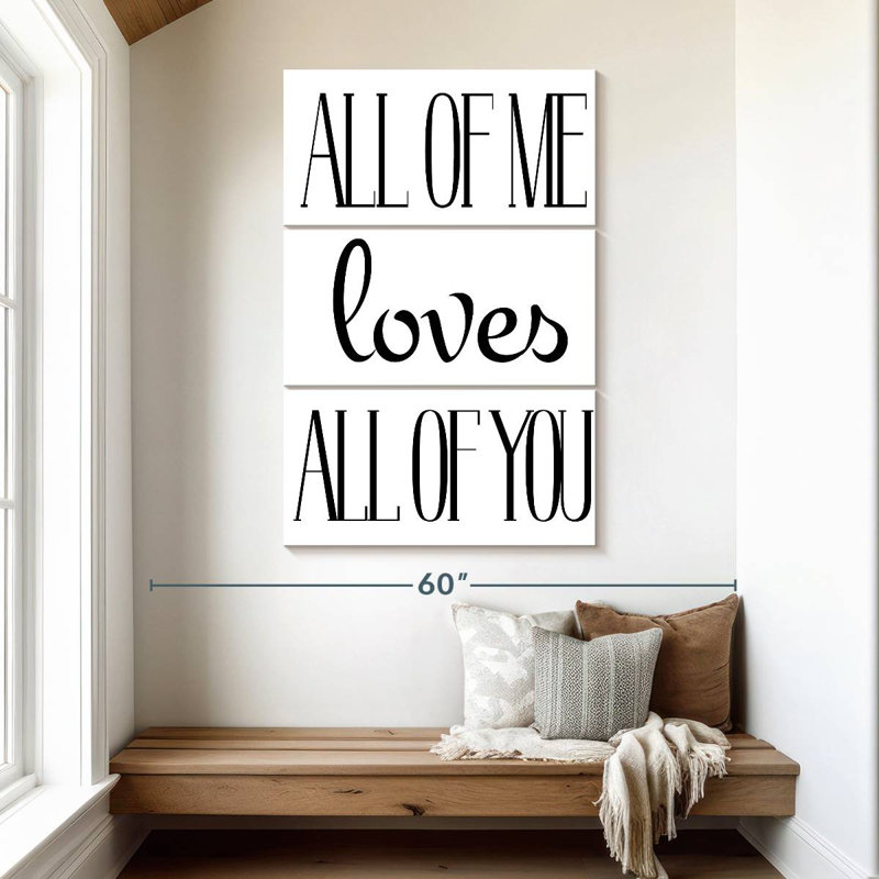 Plaque murale Kema All Of Love, H 50 po x l 32 po
