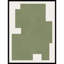 «Green Geometric Form» par Vitor Costa, reproduction d'art encadrée sur bois-399211341-399211342