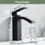 Single Hole Single Handle Waterfall Bathroom Sink Faucet With Pop-up Drain-108801167