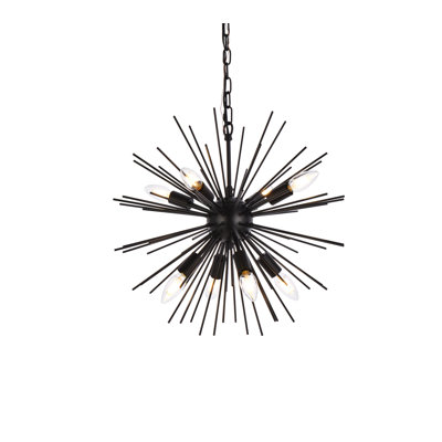 Sumler 8-Light Dimmable Sputnik Sphere Chandelier 