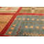 Tapis unique en laine noué à la main style uzbek Gazni des années 2010 de 3 pi 11 po x 6 pi 3 po cuivre foncé Quavis