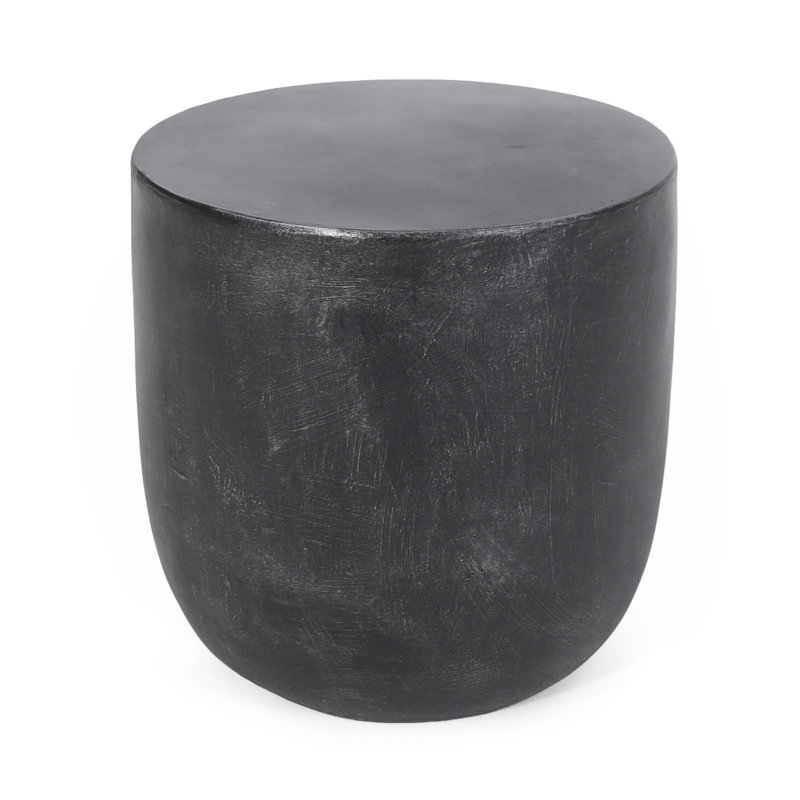 Outdoor Lightweight Concrete Side Table