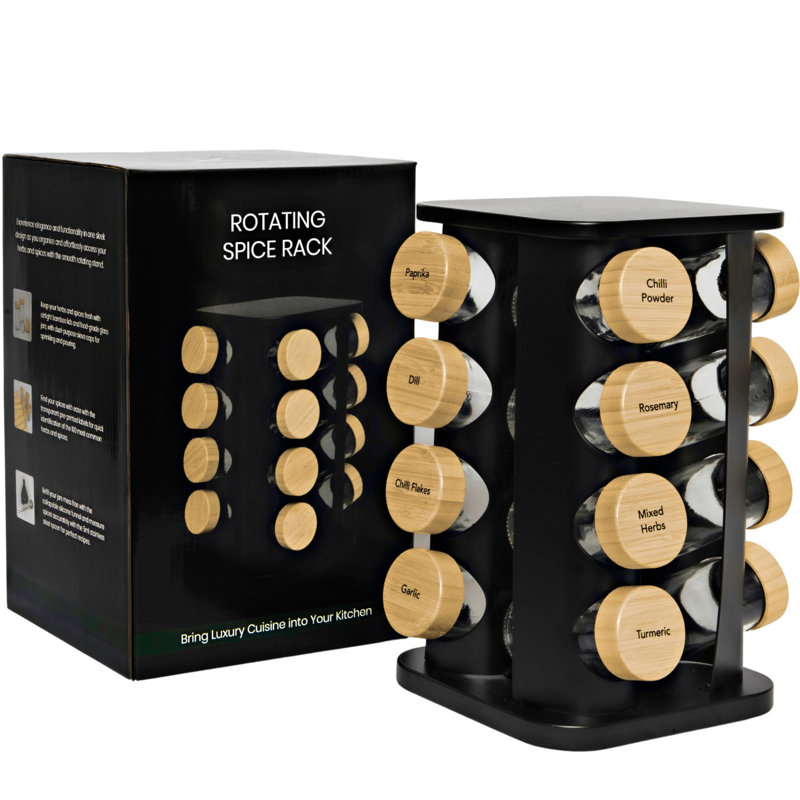 Spice Jar & Rack Set