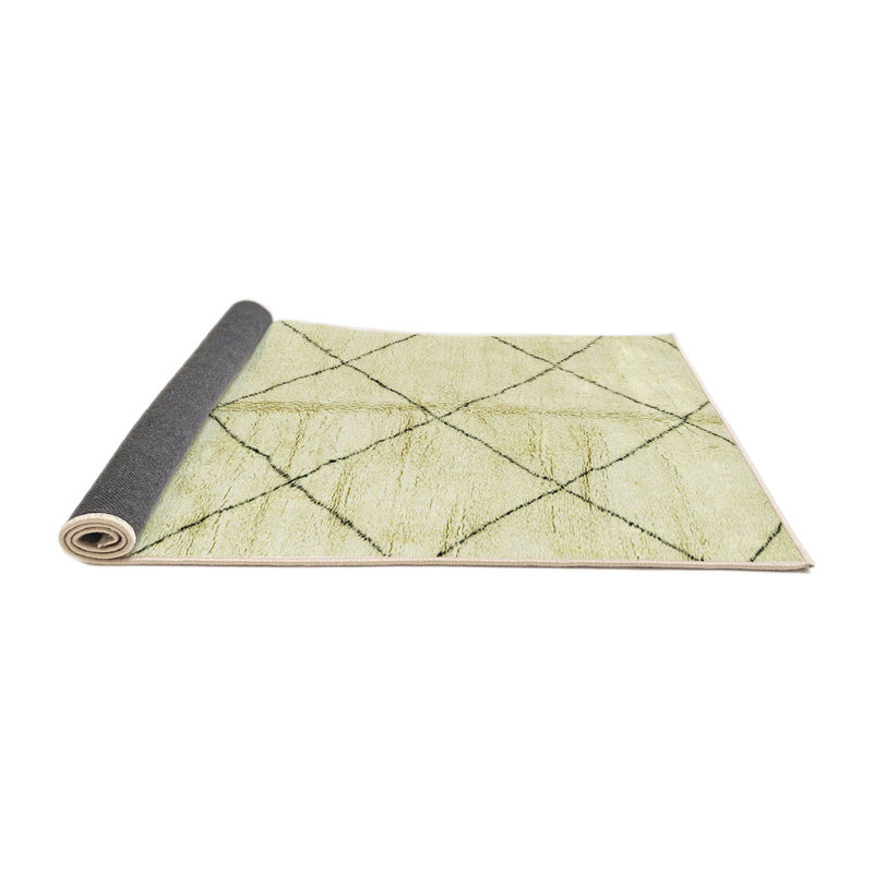 Tapis décoratif multicolore à motif abstrait, Rond 8 pi