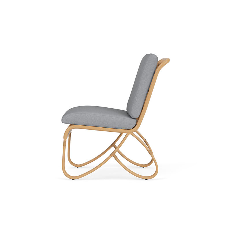 Riviera Outdoor Dining Side Chair, Sandberg Pewter