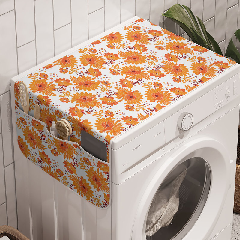 Paquet de 2 boîtes de rangement orange East Brown Home