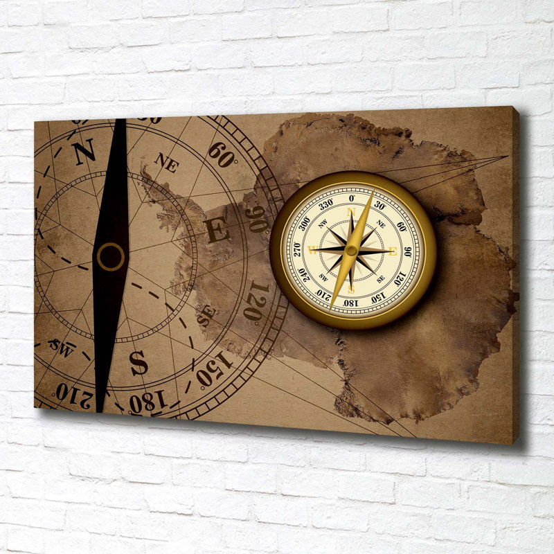 Compass - Wrapped Canvas Print